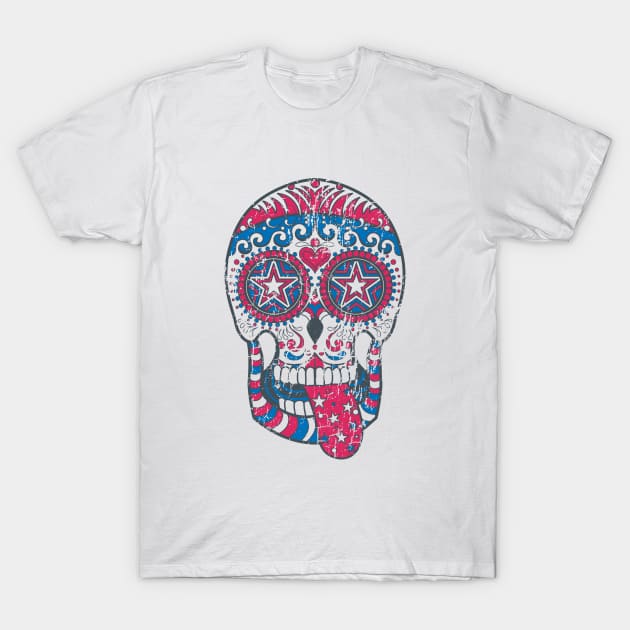 MEXICAN SKULL - DAY OF THE DEAD T-Shirt by CliffordHayes